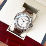 Cartier Automatic Mechanical Movement 316L Steel 44*12MM White Black Watch